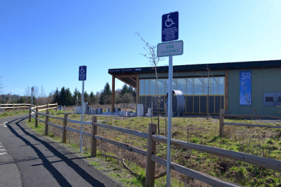 Visitor center - near accessible parking spaces